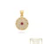Radiant Ruby & Diamond Mandala Pendant